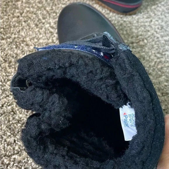 NWT Pajar Canada Black Waterproof Winter Lace-Up Boots Red Accents Men’s New - Picture 11 of 11